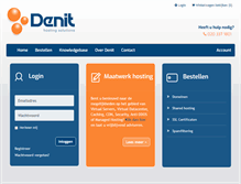 Tablet Screenshot of klant.denit.nl